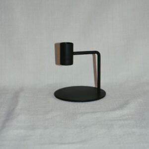 Kandelaar Curve 10 cm | Zwart