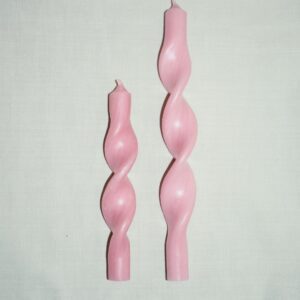 Twisted candle | antique pink