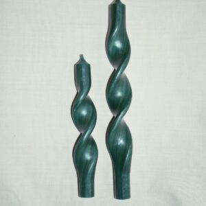 Twisted candle | apple green