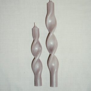 Twisted candle | taupe