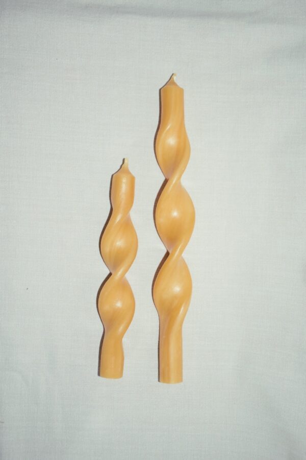 Twisted candle | yellow
