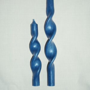 Twisted candle | dark blue