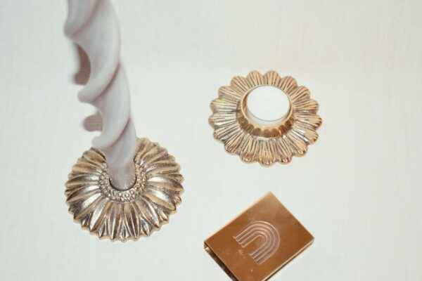 Twisted candle | taupe - Afbeelding 3