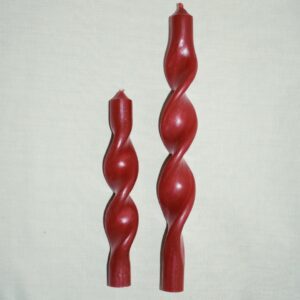 Twisted candle | red