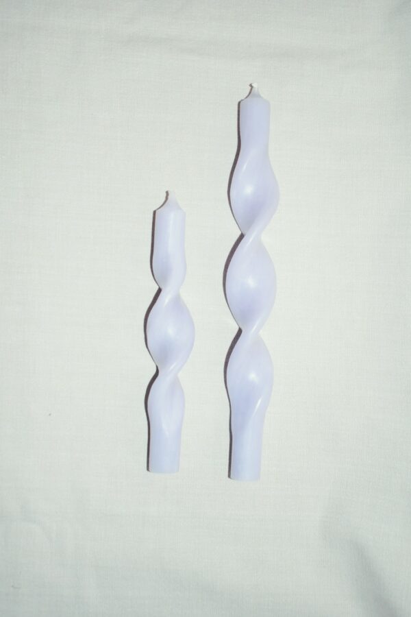 Twisted candle | lila