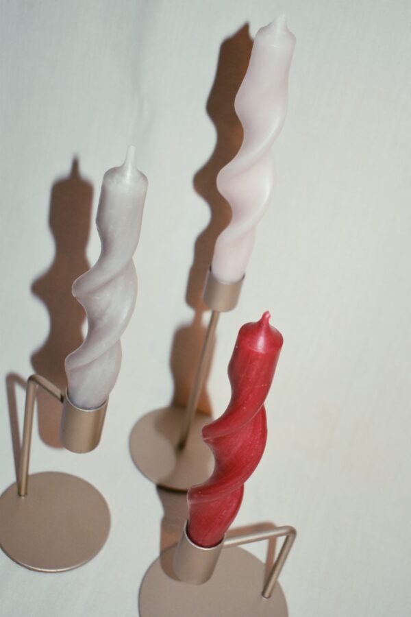 Setje twisted candles | 19 cm - Afbeelding 8