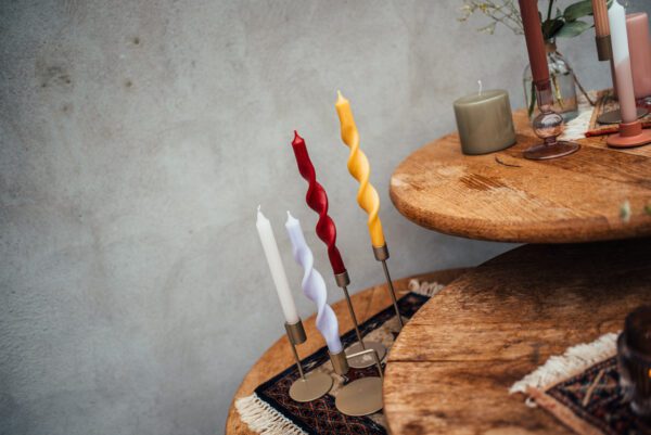 Twisted candle | red - Afbeelding 2