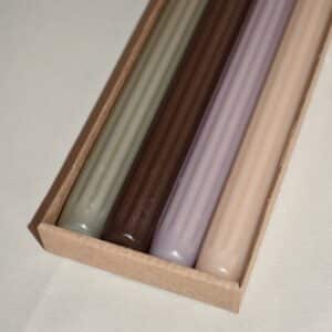 Ribbel dinerkaars | 4 kleuren