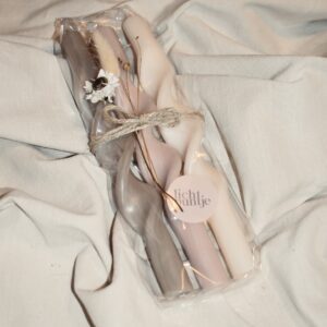 Setje twisted candles | 29 cm