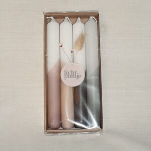 Half dipped dinerkaarsjes | 4 stuks
