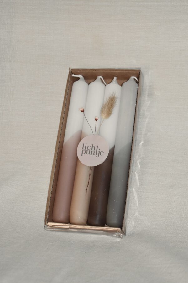 Half dipped dinerkaarsjes | 4 stuks - Afbeelding 5