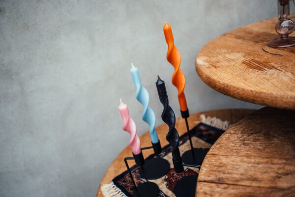 Twisted candle | black - Afbeelding 2