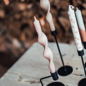 Twisted candle | nude