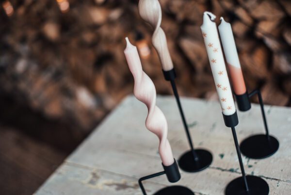 Twisted candle | nude - Afbeelding 2