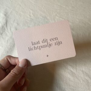 Kaartje | Bij troost