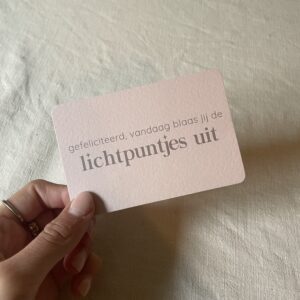 Kaartje | Gefeliciteerd