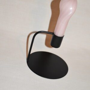 Kandelaar Curve 7,5 cm | Zwart