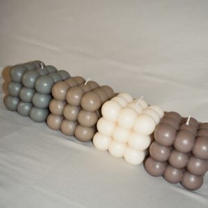 Bubbel kaars - 4 kleuren