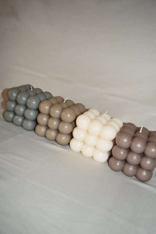 Bubbel kaars - 4 kleuren - Afbeelding 2
