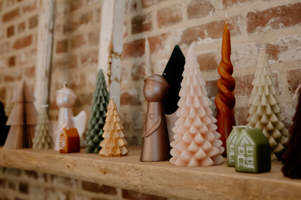 Kerstboom kaars groot | Eucalyptus - Afbeelding 4