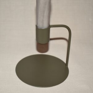 Kandelaar Curve 7,5 cm | Olive green