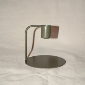 Kandelaar Curve 7,5 cm | Olive green