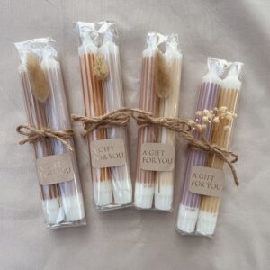 Streepjes kaars | a gift for you