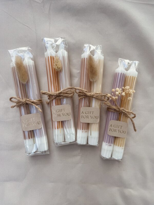 Streepjes kaars | a gift for you