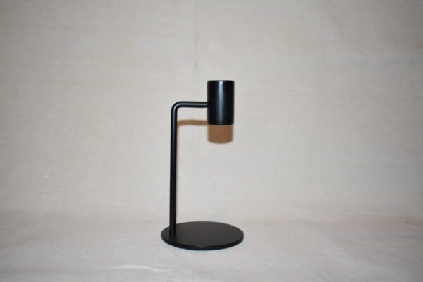 Kandelaar curve 15 cm | Zwart