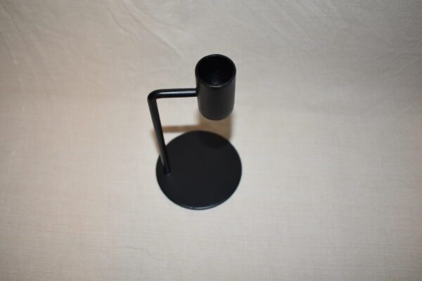 Kandelaar curve 15 cm | Zwart - Afbeelding 2