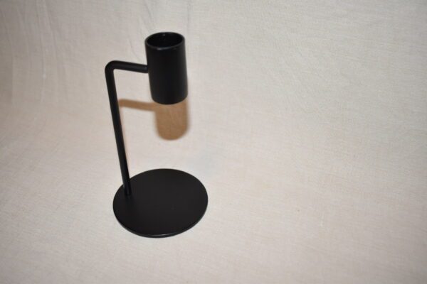Kandelaar curve 15 cm | Zwart - Afbeelding 3