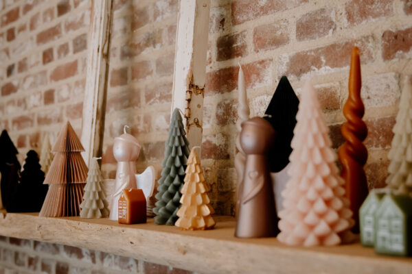 Kerstboom kaars klein | Eucalyptus - Afbeelding 4