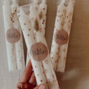 Hartjes kaars | 2 stuks
