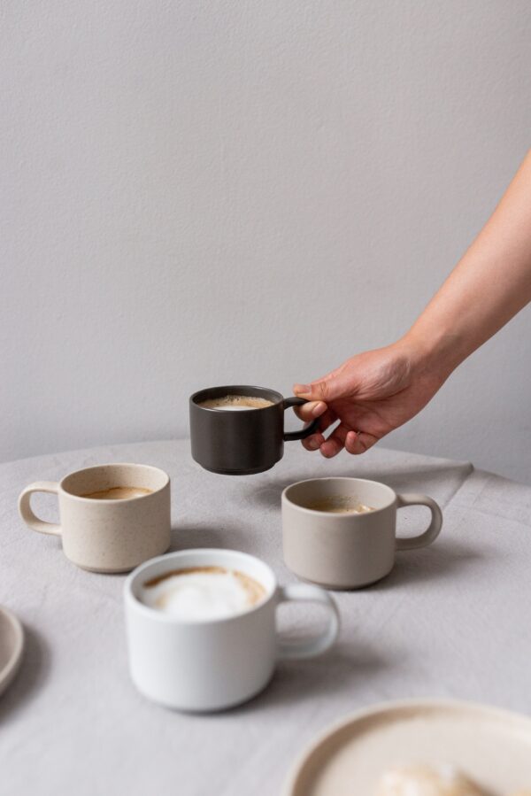 Koffiemokjes met oor | 4 stuks - Afbeelding 2