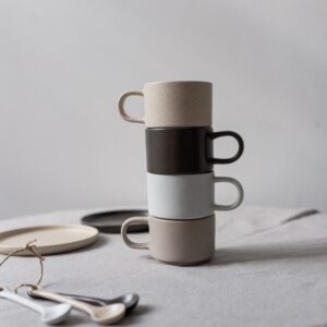 Koffiemokjes met oor | 4 stuks