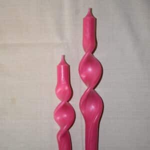 Twisted candle | fuchsia