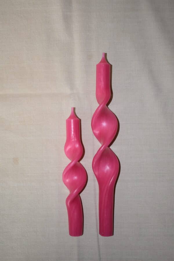 Twisted candle | fuchsia