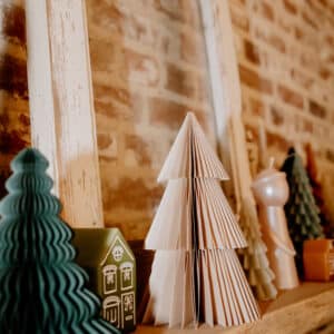 Papieren kerstboompje | 23 cm