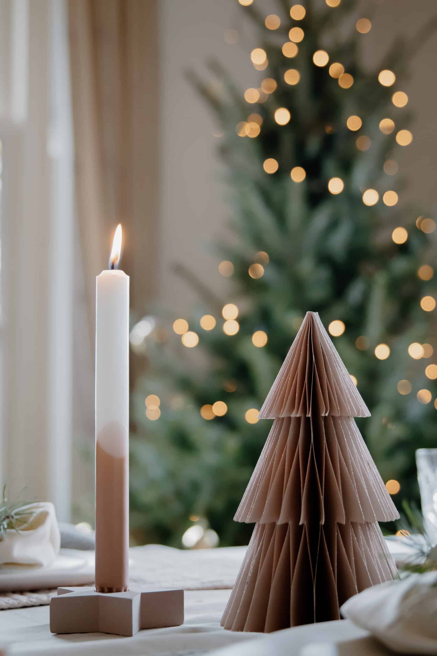 Papieren kerstboompje | 23 cm