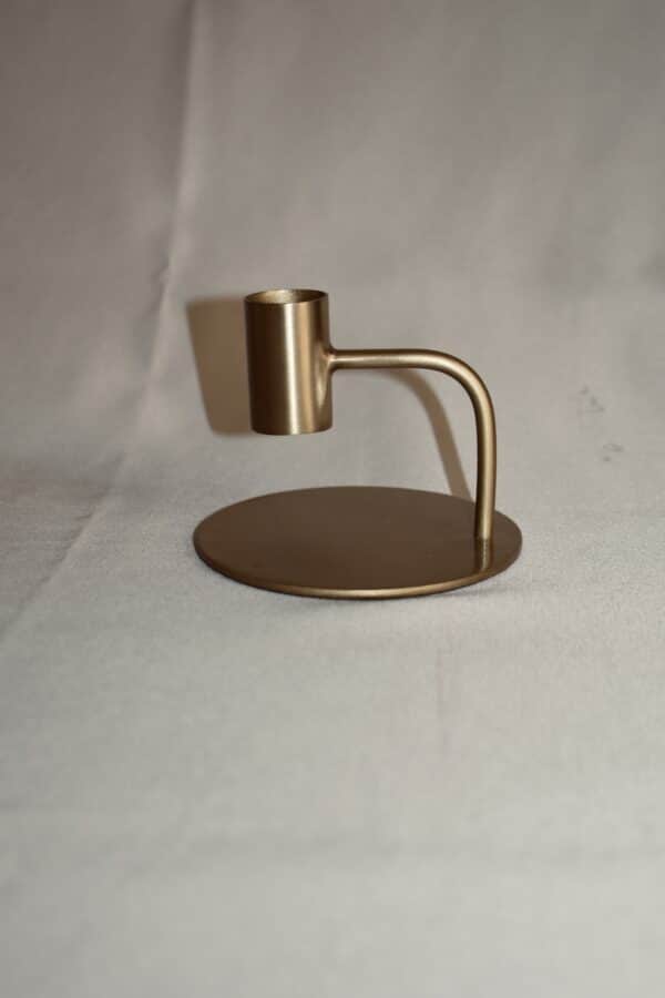 Kandelaar Curve 10 cm | Goud - Afbeelding 2