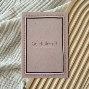 Kaartje | Gefeliciteerd een dochter