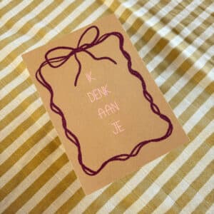 Kaartje | Ik denk aan je